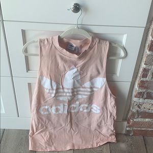Adidas pink tank